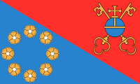 powiat ostrowski flaga