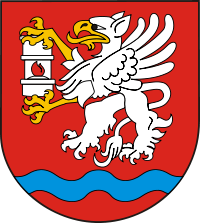 powiat łęczyński herb